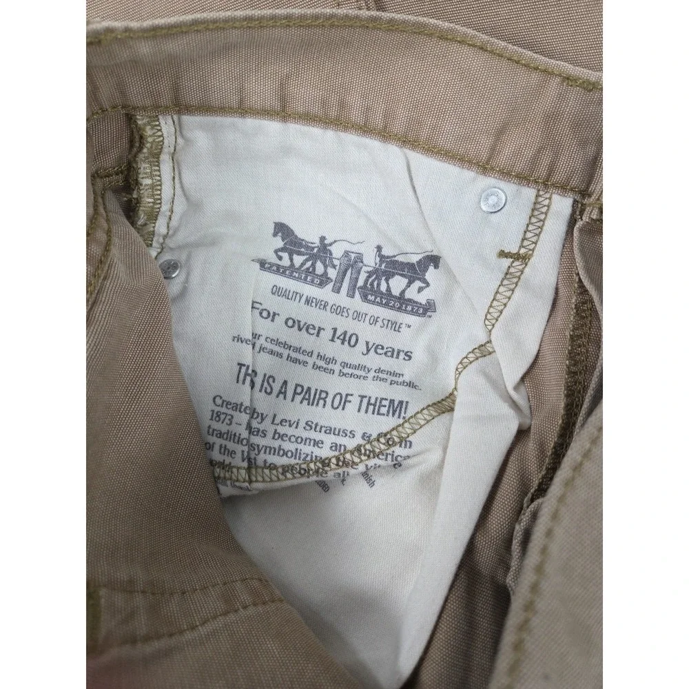 Levis 514‎ Straight Leg Jeans Men's 31x30 Brown Twill Cotton Classic Cowboy